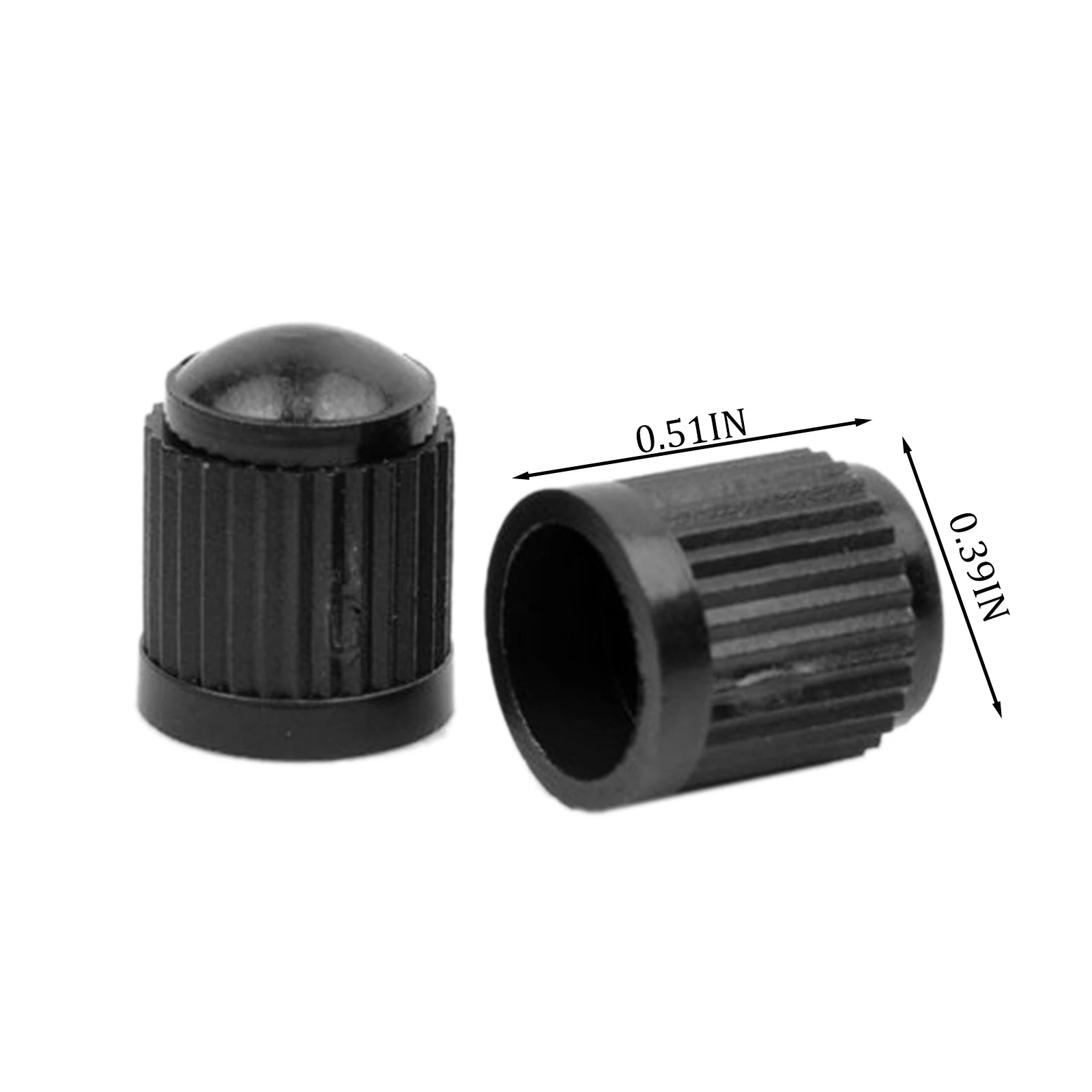 100-Pack Tire Valve Dust Caps – Car, Truck, Bike & MTB