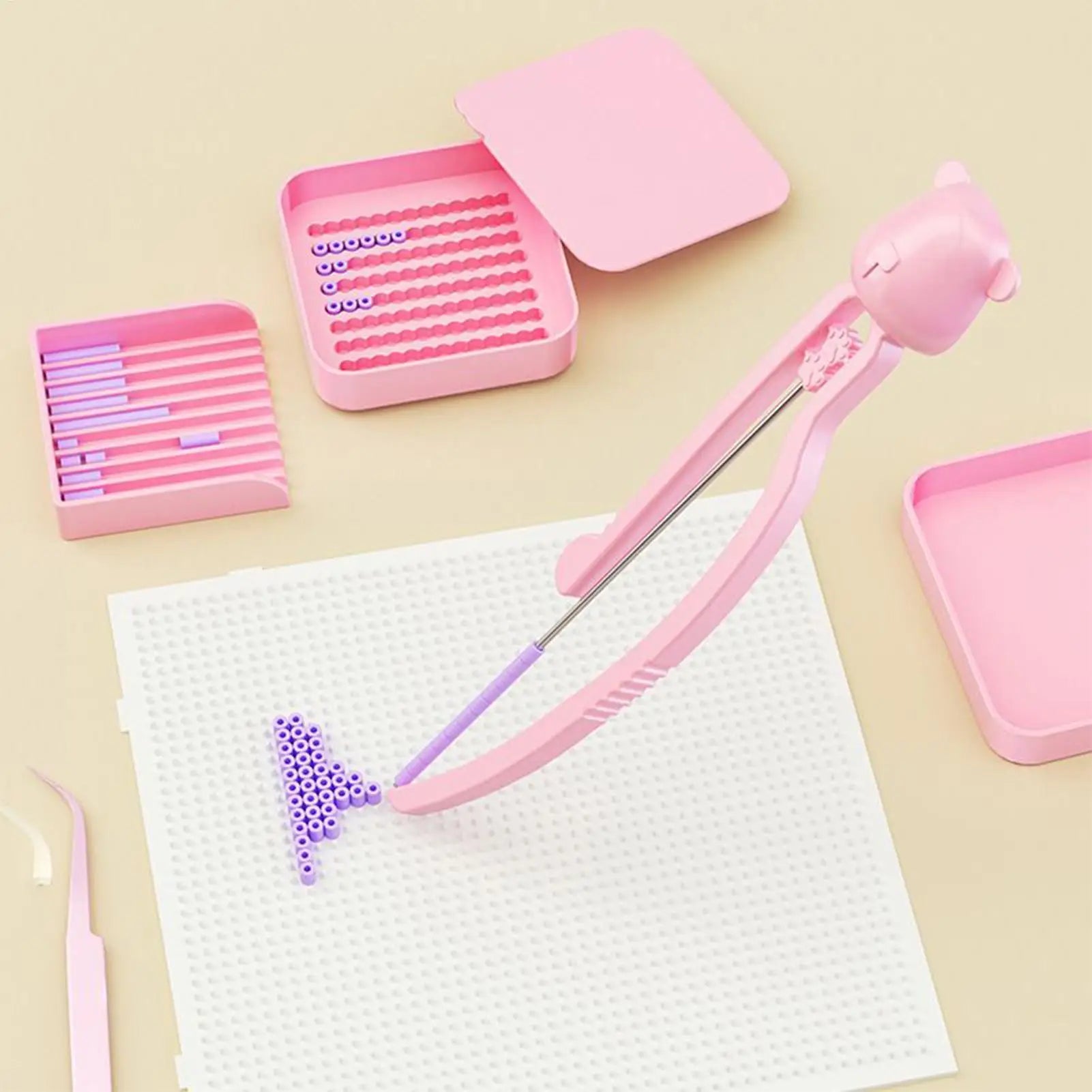 DIY Handmade Fuse Beads Picking Tray Efficient Padding Bead Tool