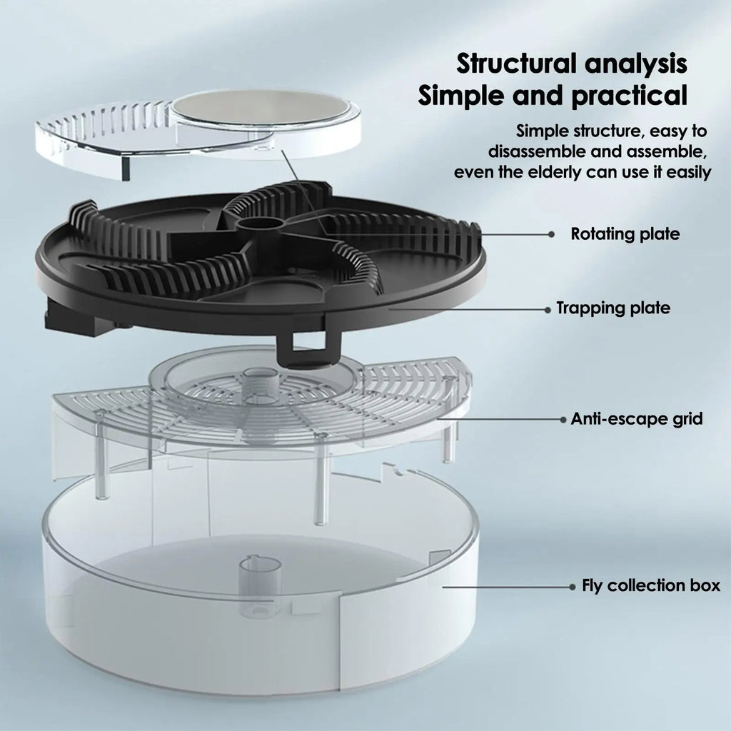 Electric Fly Trap USB Plug-in Automatic Flycatcher Indoor Outdoor