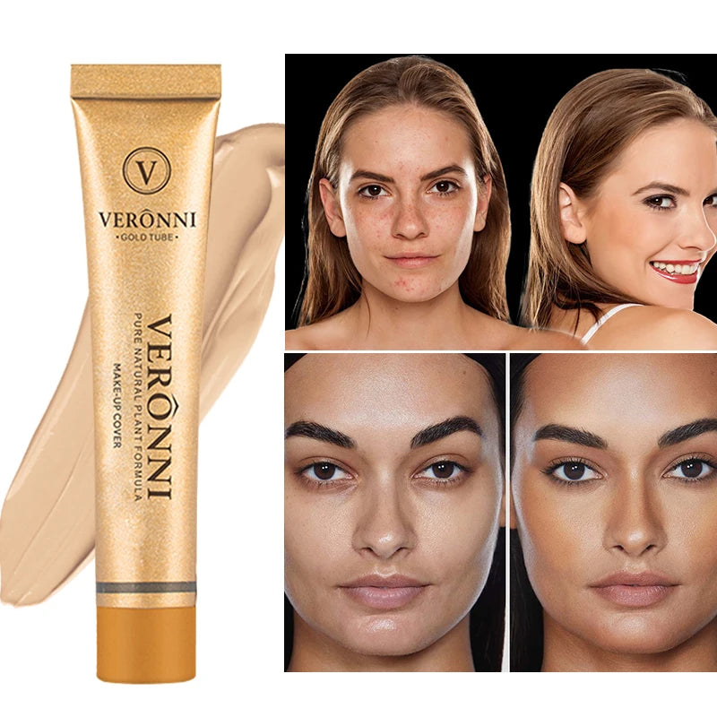 14 color Matte Concealer-Long-Lasting Concealer Cream for Wrinkles,Dark Circles,Waterproof Liquid Foundation-Versatile Concealer Zpaxo