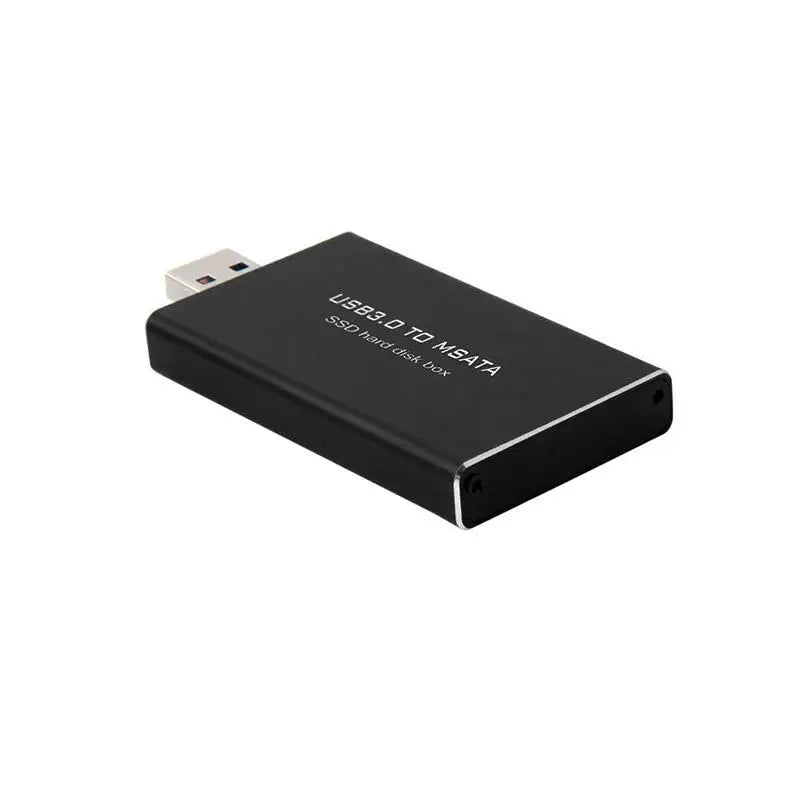 652F USB to mSATA SSD Hard Disk Box Converter Adapter Enclosure External for Case Zpaxo