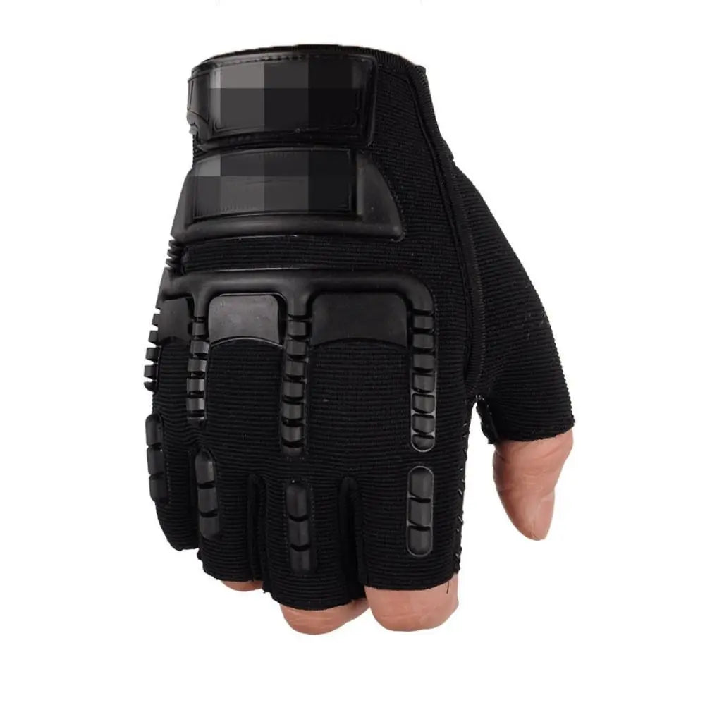 Resistant Motorcycle Equipment Accessories Fingerless Guantes Men's Zpaxo