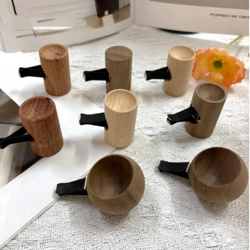 Spherical Wooden Car Essential Oil Diffuser Aromatherapy Clip