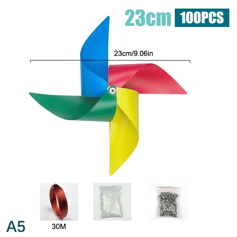 Plastic Pinwheels Fiesta Flag Party Supply Hanging Windmill 30 Metres Zpaxo A5