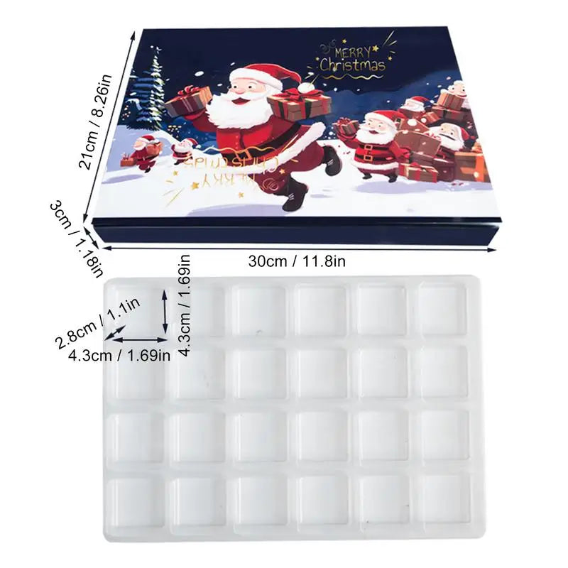 DIY Christmas Advent Calendar Boxes 24 Days Countdown Festival Box