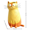 Cat Flower Vase Cute Whimsical Handcrafted Resin Handmade Kitty