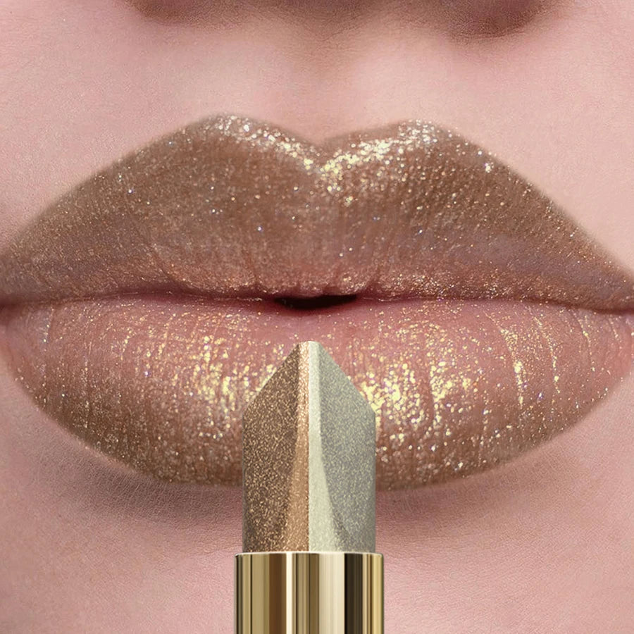 Two Tone Colors Lip Liner Pen Glitter Matte Velvet Finish Smooth