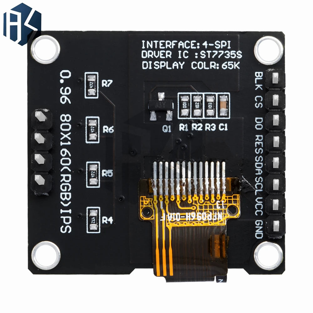 0 96 1 3 44 8 TFT Display LCD ST7735 4p Button Arduino Zpaxo