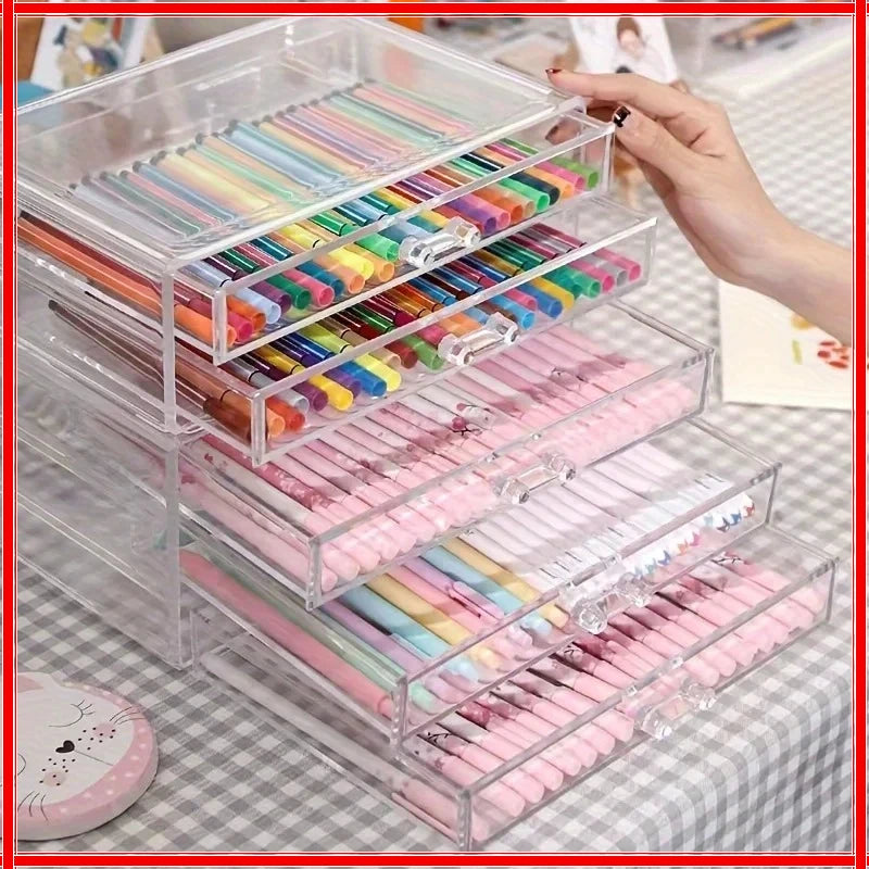 Nail polish storage box, nail polish display box, transparent multi-layer storage rack, cosmetics, lipstick, jewelry storage Zpaxo