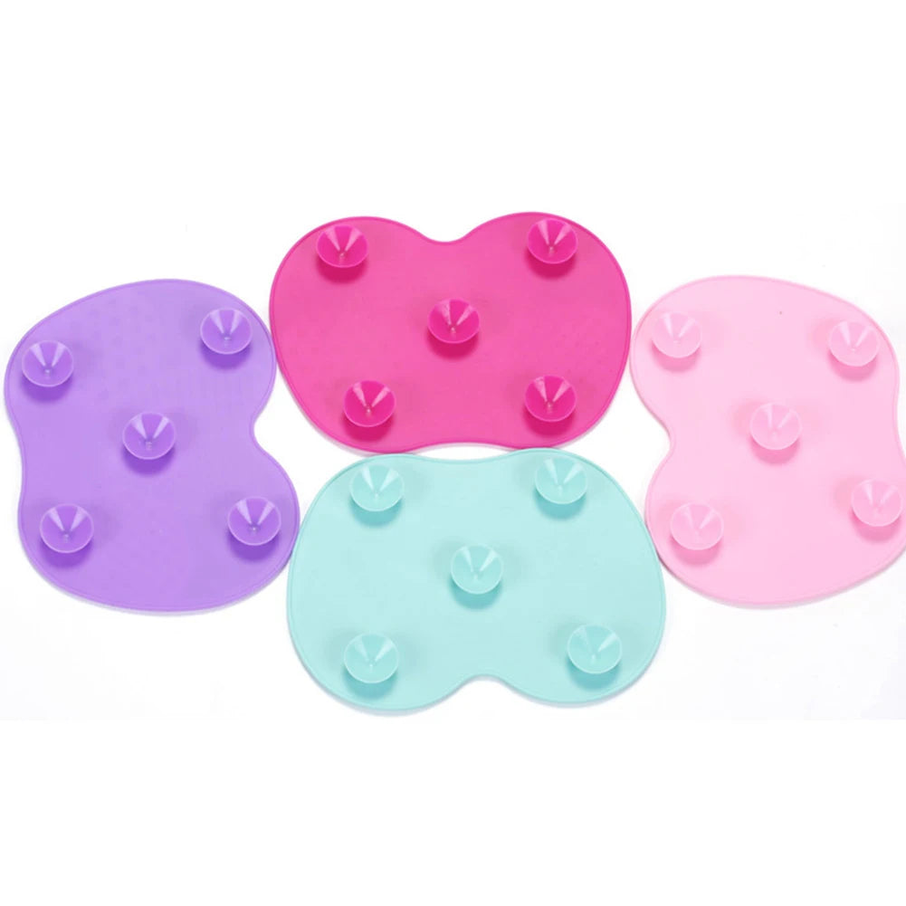 Silicone Makeup Brush Cleaning Pad Mat Brush Washing Tools Cosmetic Eyebrow Brushes Cleaner Tool Scrubber Board Makeup Cleaning Zpaxo