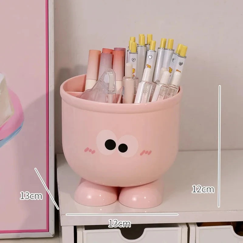 Creative Pen Holder Cute Stationery Storage Box Large Capacity