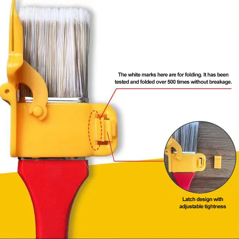 1set Edger Paint Brush Wall Treatment Paint Tool Multi-use paint brush Edge Trimming Cut Brush Latex Color Separator Paint Brush Zpaxo
