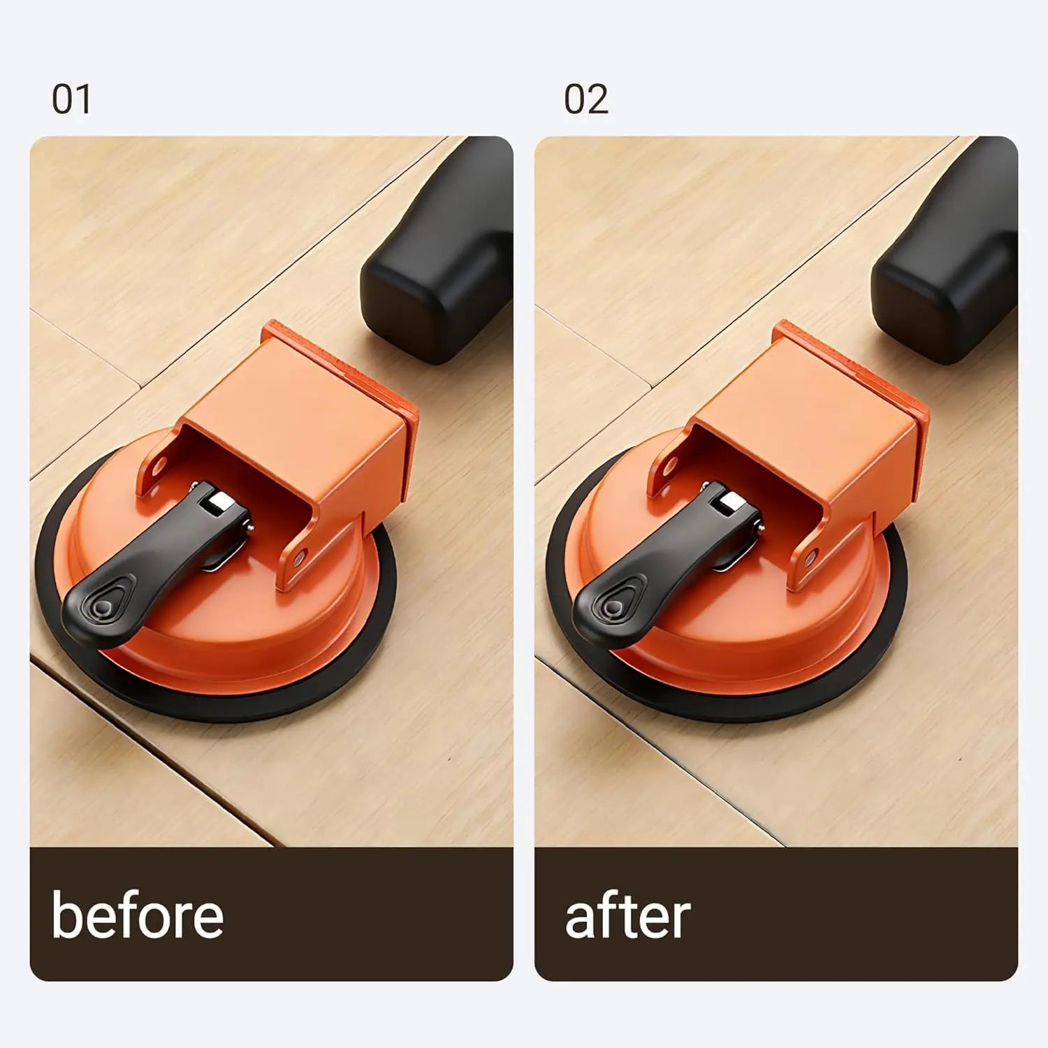 Wood Floor Gap Repair Tool Strong Suction Cup Puller Tightener