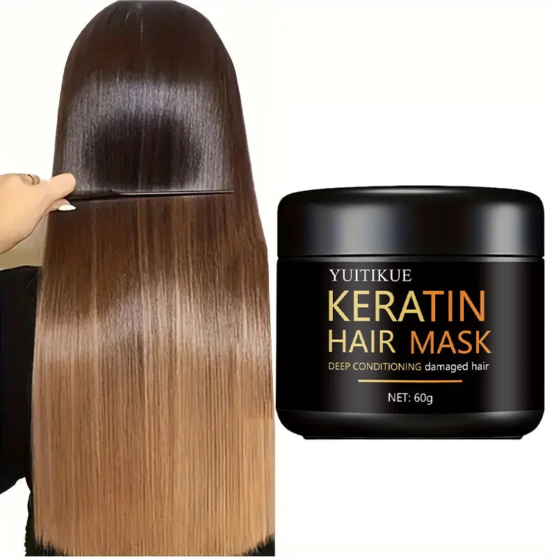 Keratin Hair Mask 60g – Deep Conditioning for Damaged Hair Keratin Hair Mask Zpaxo
