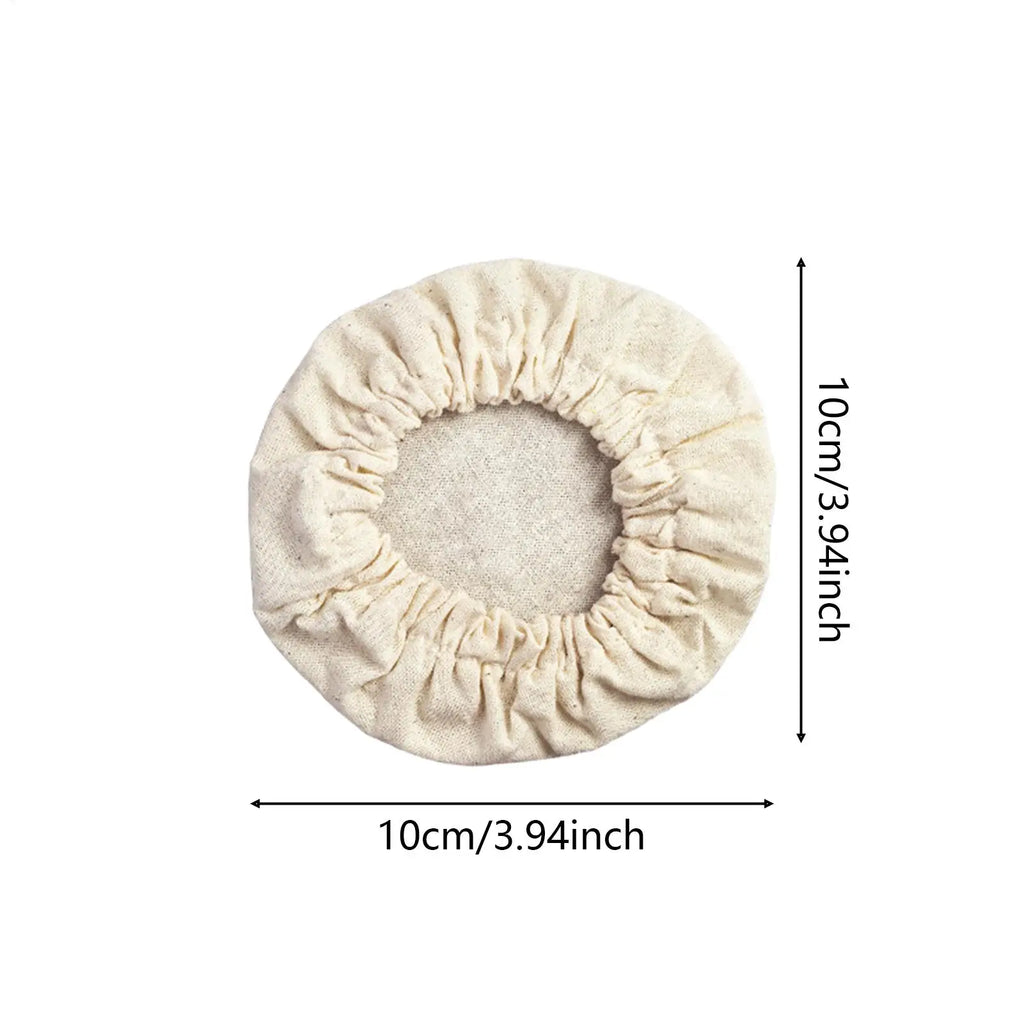 Dough Starter Cover 4 Pieces ReusableKitchen Tool Bread Fermentation Covers for Kitchen Baking Bakery Studio Dorm Apartment Zpaxo