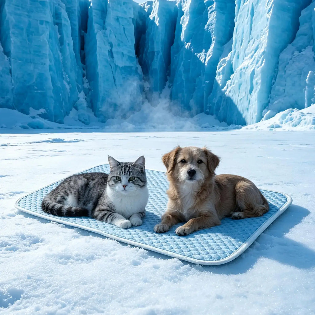 Pet Cooling Mat Ice Silk Portable Soft Summer Pet Supplies Long-Lasting Cat Dog Cooling Pad For Puppy Kitten Home Living Room Zpaxo