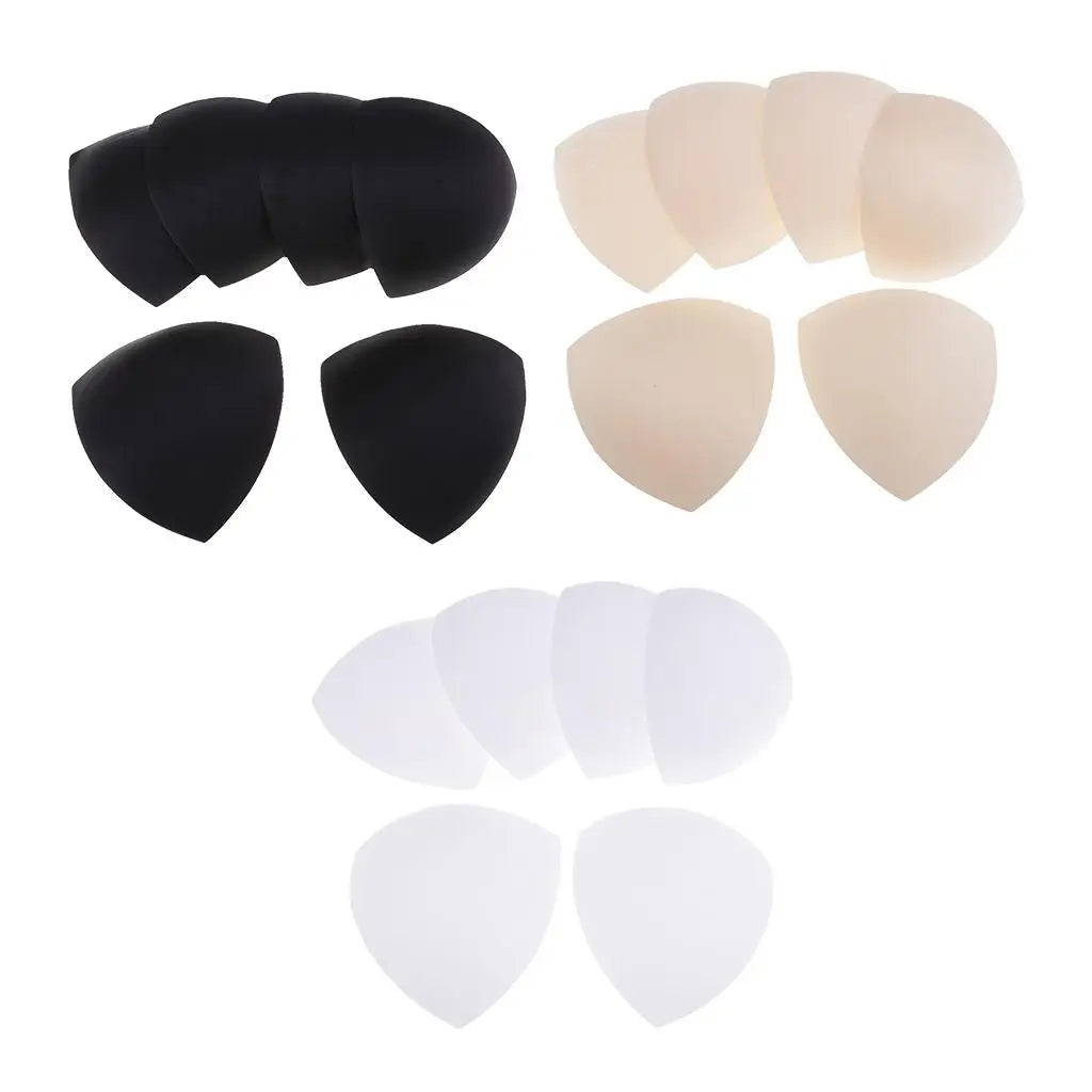 Triangle Sponge Bra Pad Insert Breathable Removable Chest Enhancer for Swimwear Yoga Bra Sports Underwear Zpaxo