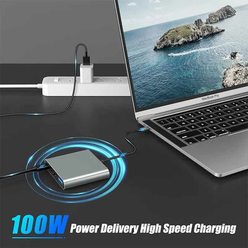 Type-c 30HZ HDTV Adapter USB C 4K HDMI 3 0 100W PD Charging Connect