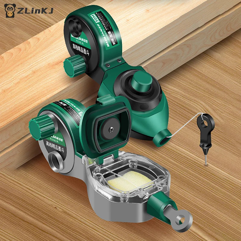 ▶1Pcs Scribes Ink Draw Line Marker Ink Marker Construction Ink Fountain Hand-Operated Carpenter Tool Zpaxo