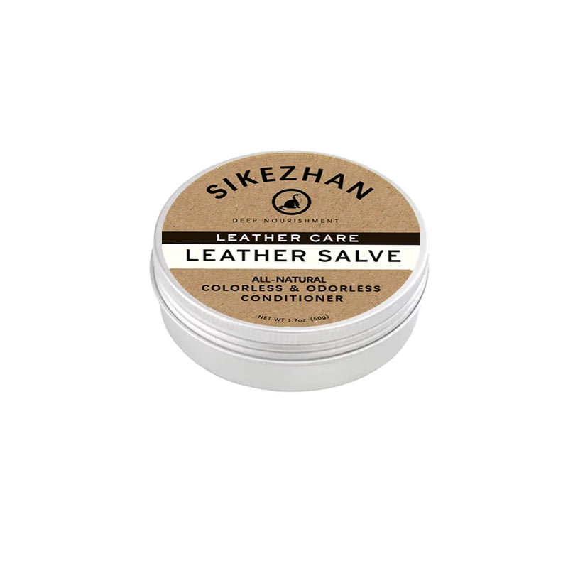 Leather Care Balm Leather Cleaning Cream Leather Care Balm Waterproof Leather Jacket Conditioner for Bags Furniture Shoes Zpaxo 50g