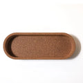 Oval Shape Cork Tray Dispenser Perfume Jewelry Holder Kitchen Tools