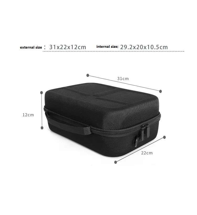 Big External Hard Drive Bag Projector Protection Storage Case Zpaxo