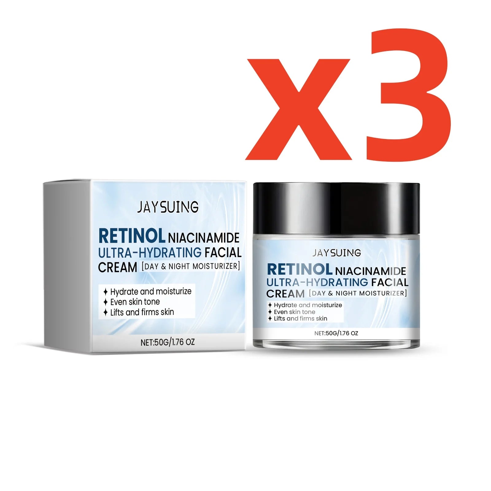 Nicotinamide Face Cream – Anti-Wrinkle Hydrating Skin Brightener Nicotinamide Face Cream Zpaxo 150g boxed