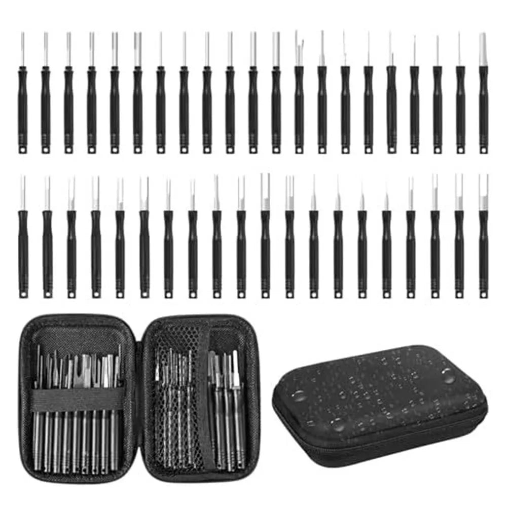 Portable Wire Terminal Removal Tool Handheld Reusable Pin Corrosion Zpaxo Black