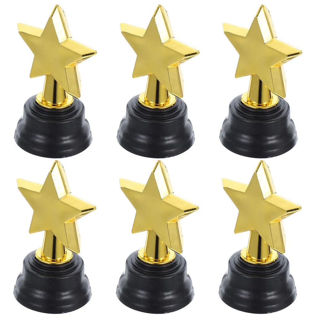 Mini Gold Star Trophies Party Favors Game Prizes Kindergarten