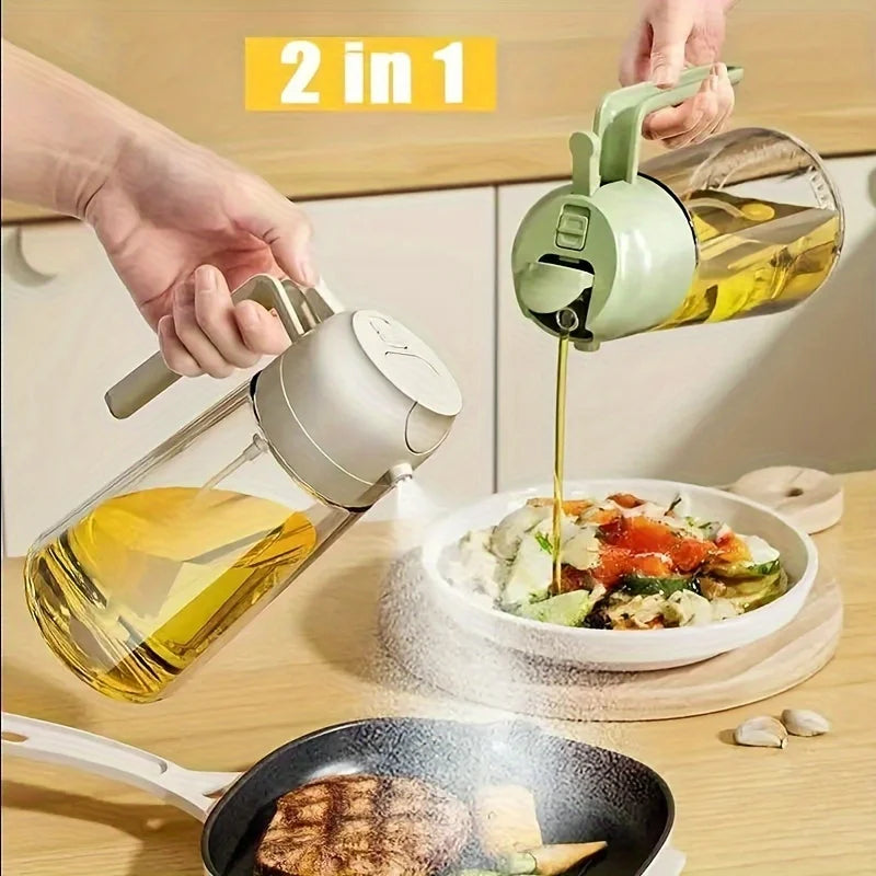 200/300ml Oil Spray Bottle Camping BBQ Cooking Kitchen Baking Olive Oil Soy Sauce Dispenser Vinegar Air Fryer Sprayer Gadgets Zpaxo