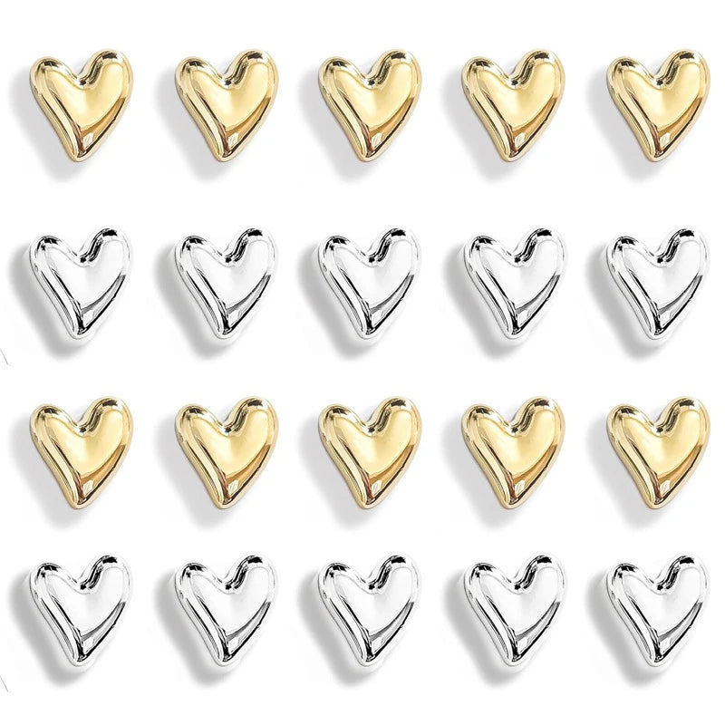10 Heart-shaped Fridge Magnets Magnetic Message Boards Camera Zpaxo