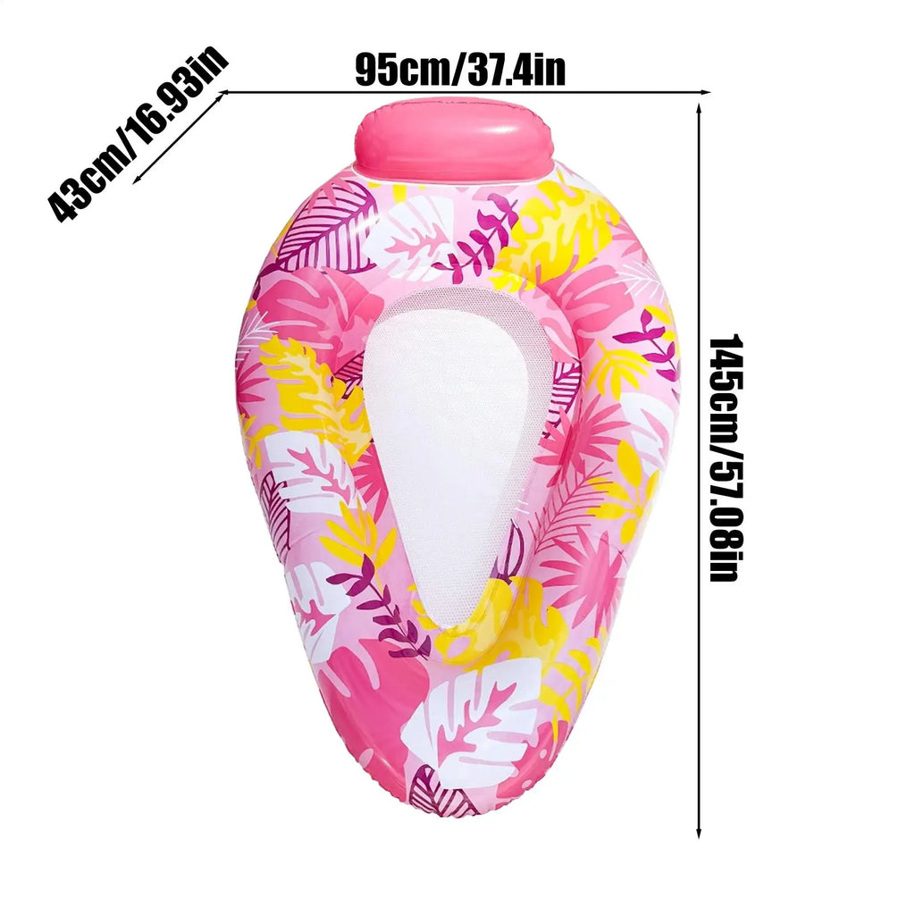 Pool Float Inflatable Swimming Mat Lounger Water Outdoor River Party Zpaxo