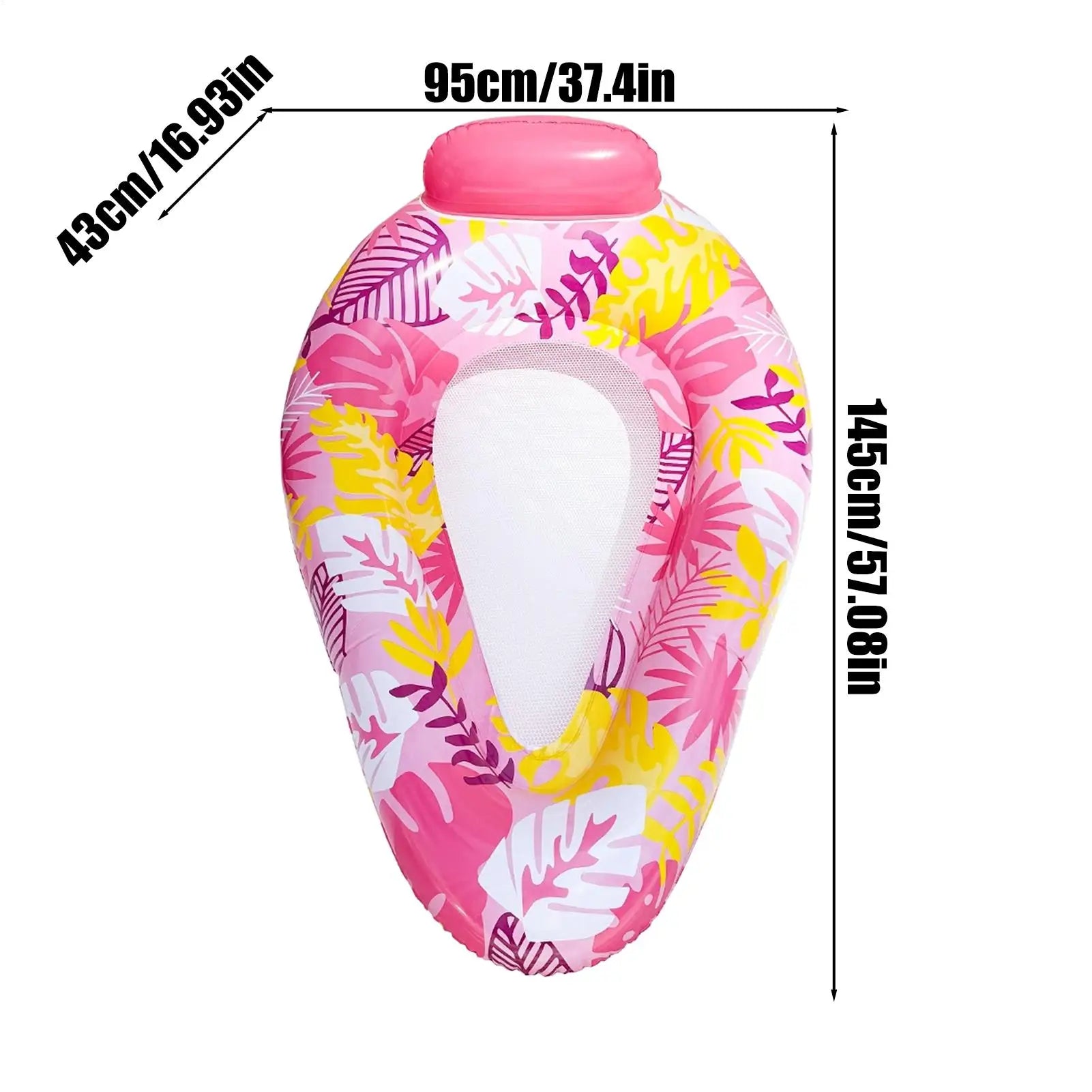 Pool Float Inflatable Swimming Mat Lounger Water Outdoor River Party Zpaxo