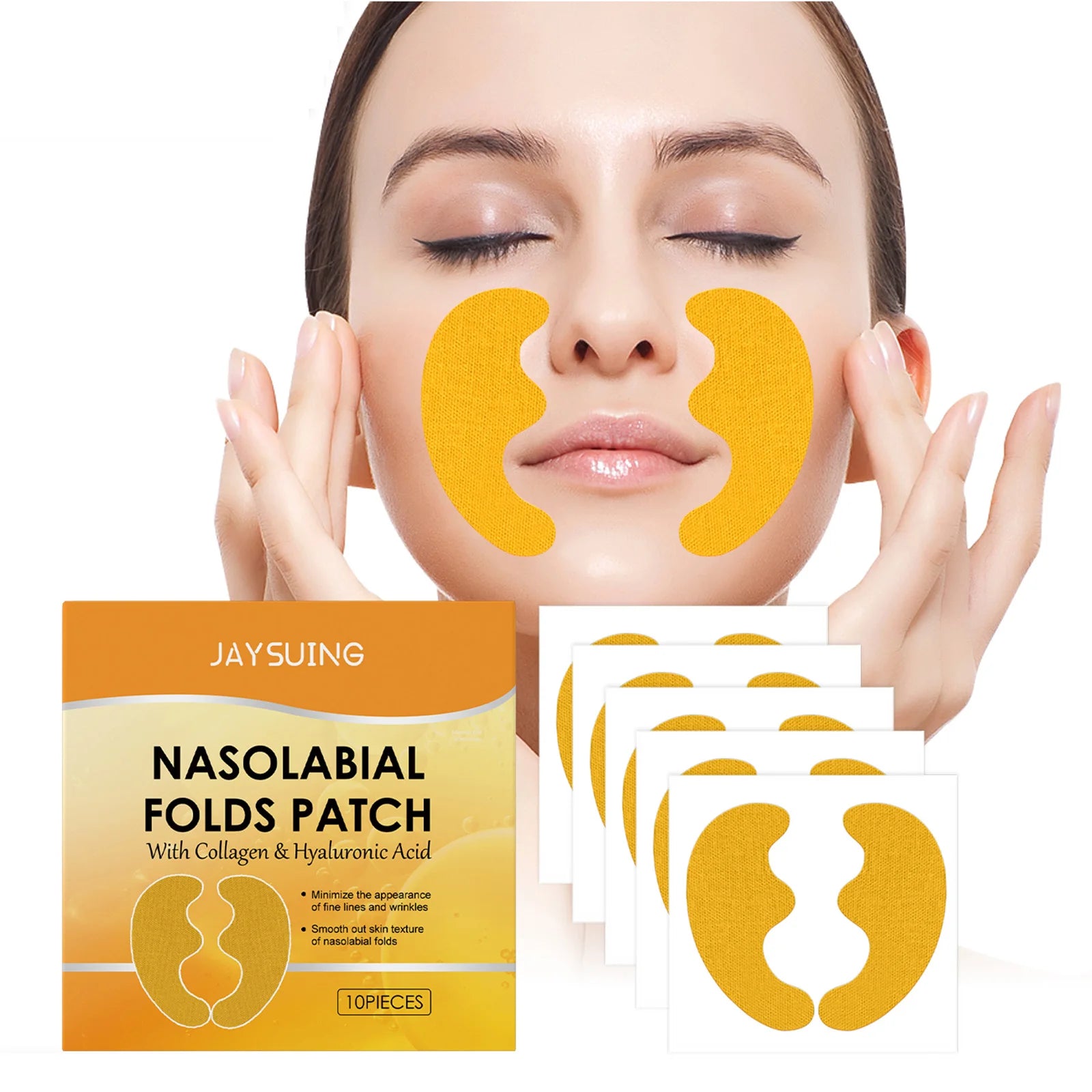 Nasolabial Fold Collagen Gel Patch – Anti-Wrinkle Face Lift Anti-Wrinkle Face Patch Zpaxo