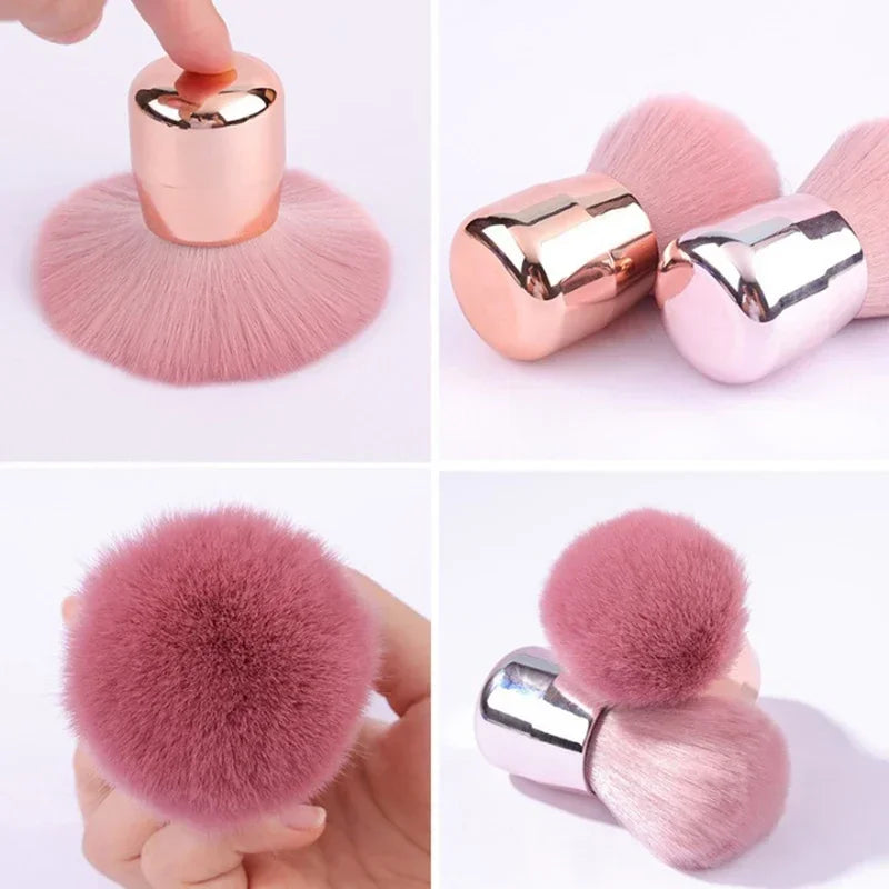 1PCS Professionals Nails Art Mushroom Brush Round Paint Gel Dust Cleaning Make Up Brush Manicure Accessories Equipment Tools Zpaxo