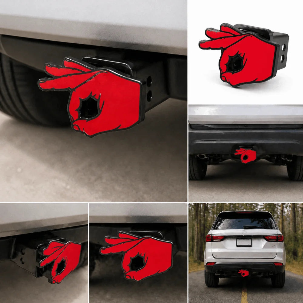 Circle Hand Pattern Trailer Rear Cover Lightweight Material Durable Material SUV Rear Cover Polished Surface Easy To Clean Zpaxo