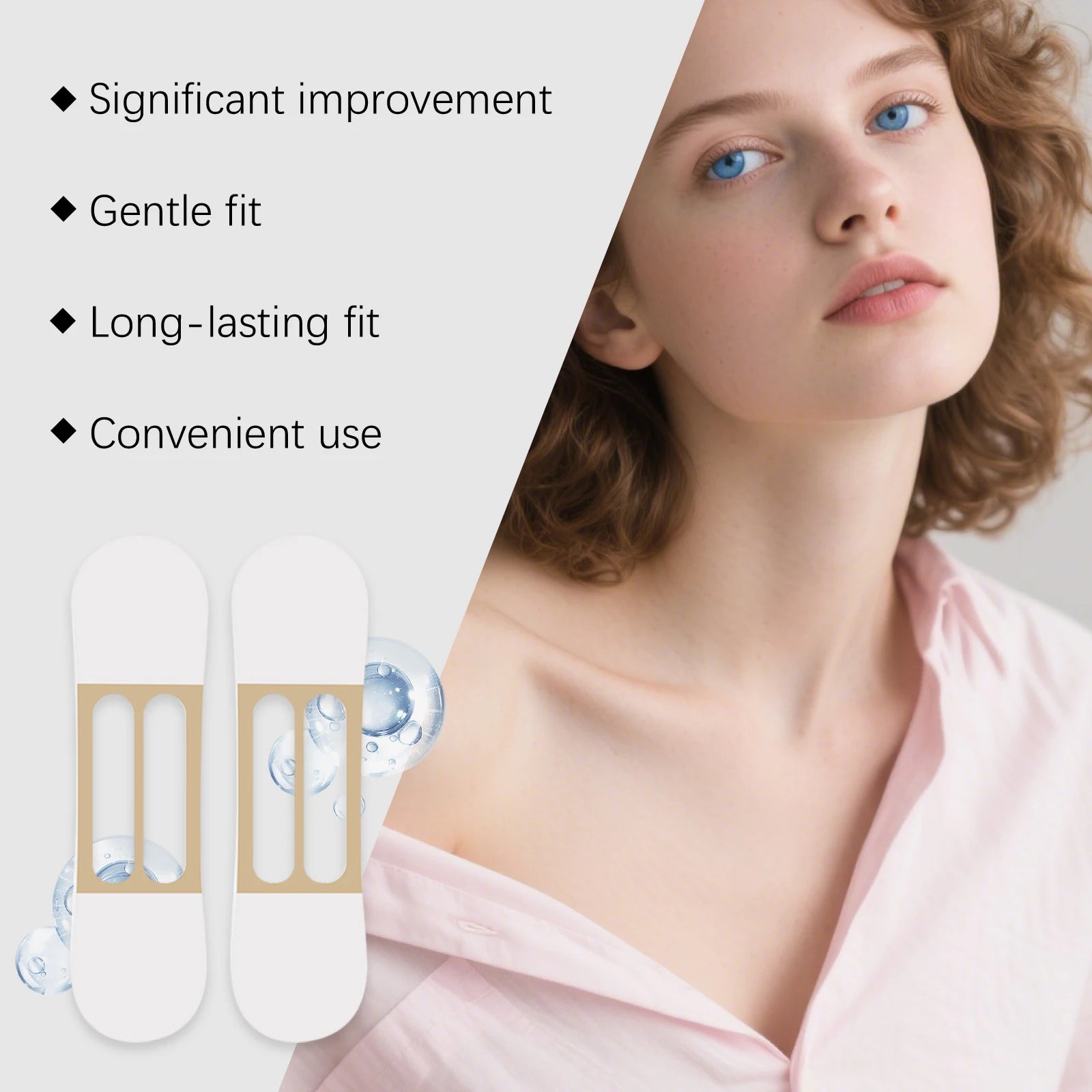 Hyaluronic Acid Neck Lifting Patches – Anti-Wrinkle 12PCS Neck Lifting Patch Zpaxo