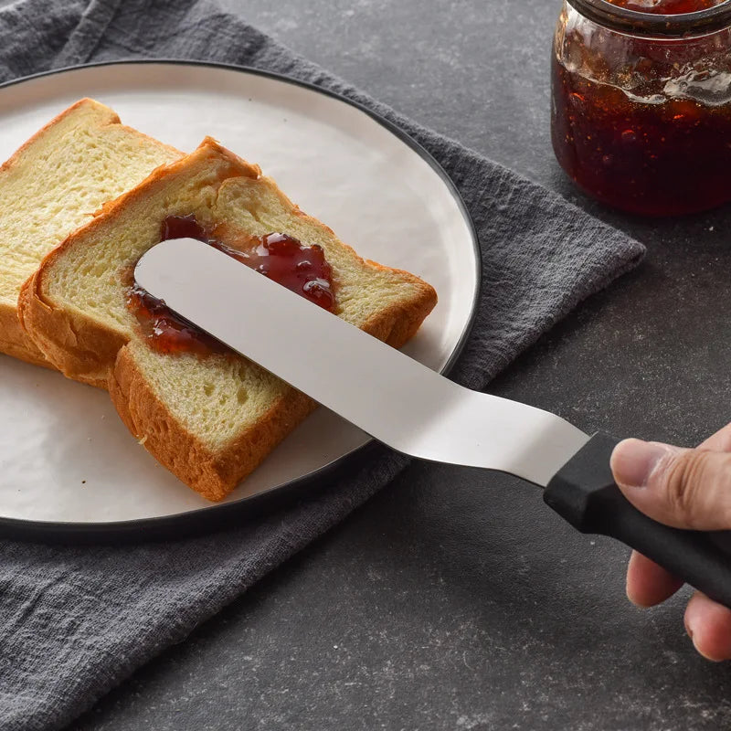 Stainless Steel Cake Spatula & Scraper – 6/8/10 Inch Set Cake Decorating Spatula Zpaxo