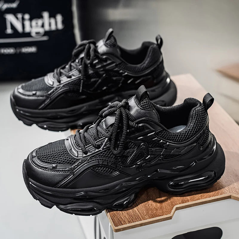 Men's Casual Sneakers Luxury Trainer Shoes Breathable Race Running