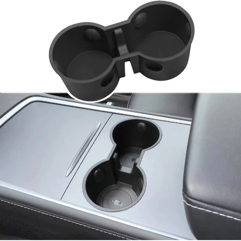 Tesla Model Y Juniper 3 2025 Center Console TPE Cup Holder Coaster