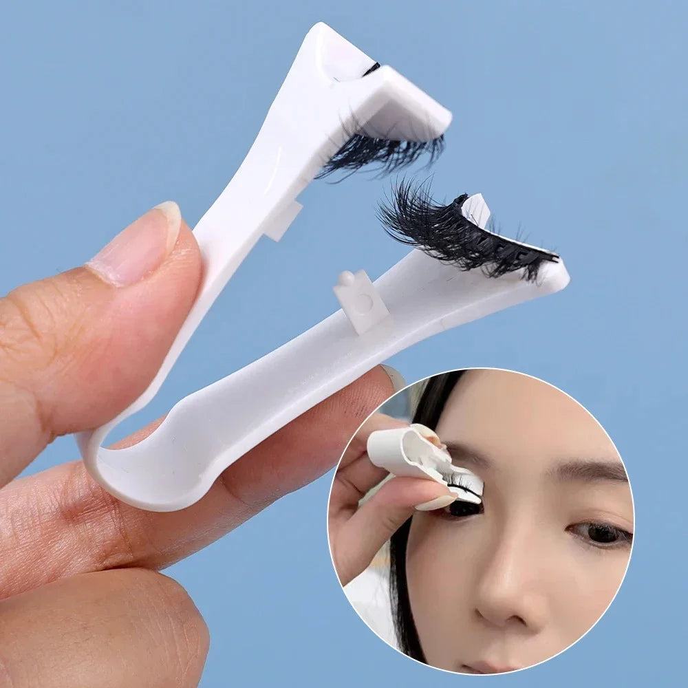 Professional Magnetic Eyelashes Extension Applicator False Eyelashes Tweezer Curler Clip Clamp Makeup 3D Mink Eyelashes Tweezer Zpaxo
