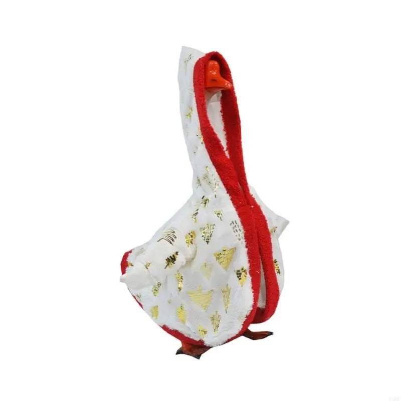 Durable Cotton Geese Attire Holiday Party Decors Festive Design