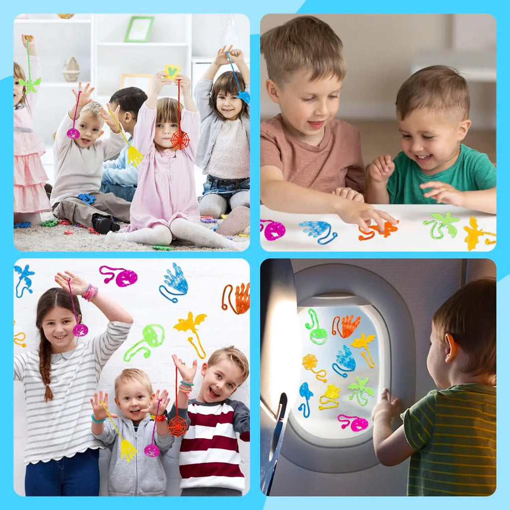 Halloween Stretchable Sticky Wall Release Elastic Children's Toy