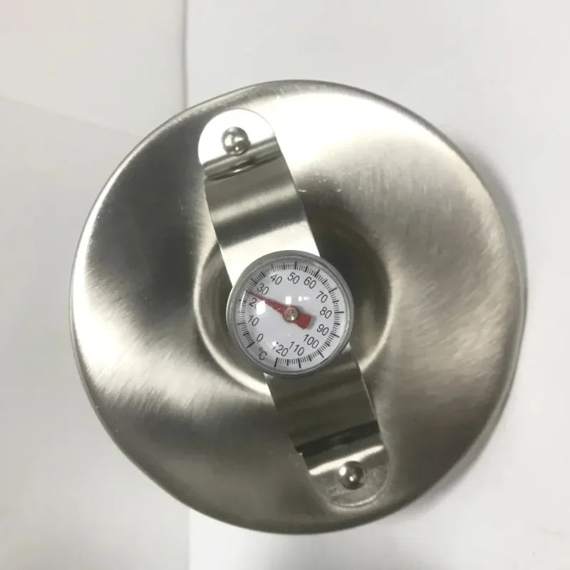 Kitchen 304 Stainless Steel Ham Press Maker Machine Round Shape Meat Press Mold With Thermometer, Meat Poultry Cooking Tools yij Zpaxo
