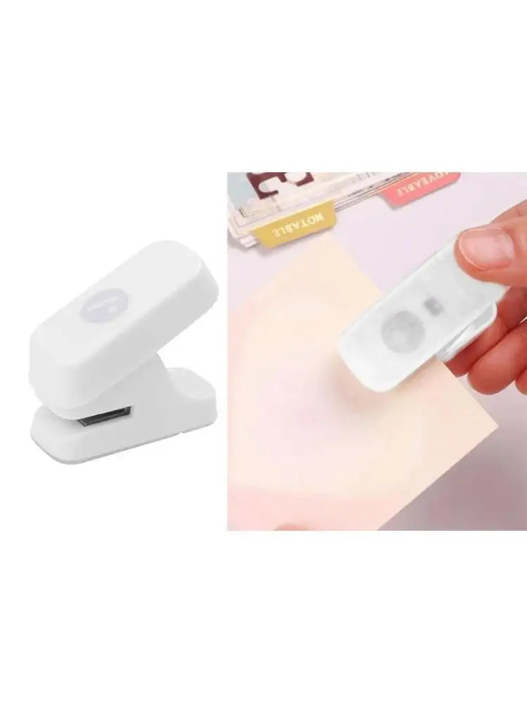 652F Mushroom Hole Single Puncher Labor Saving Mini Portable Paper Zpaxo CN