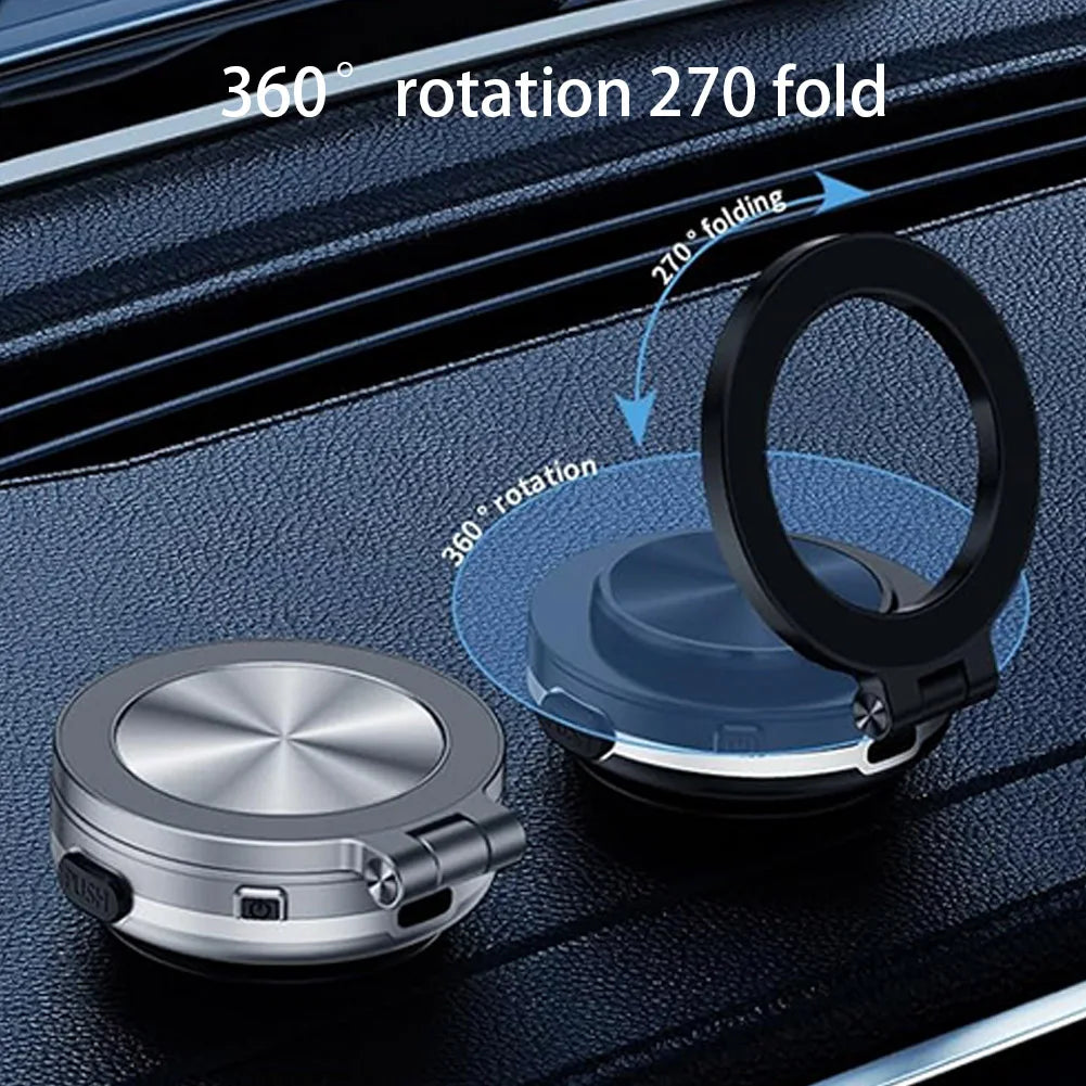 Universal Magnetic Car Phone Holder 360 Rotation Stand Suction Cup