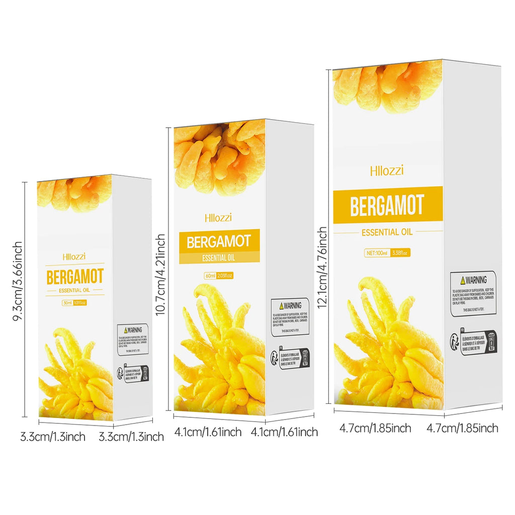 Bergamot Essential Oil Hydrating Moisturizing Suitable Face Body Zpaxo