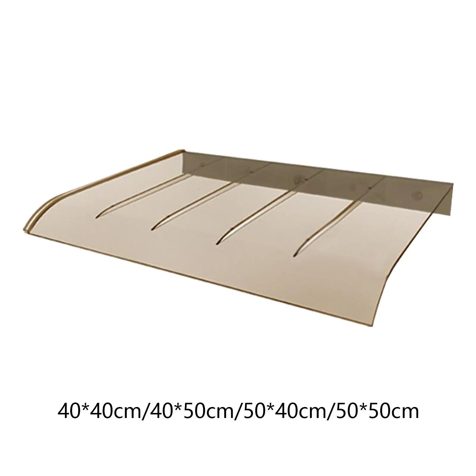 Window Awning Door Canopy Easy to Install Impact Resistant Sun Shetter Cover for Garage Balcony Garden Exterior Front Door Zpaxo