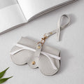 Cute PU Glasses Case Portable Eyewear Bag Snap Closure