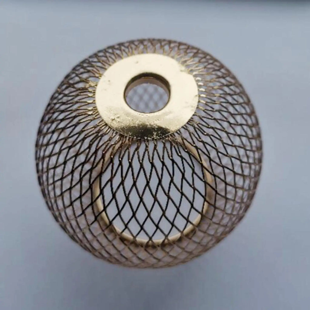 Iron Wire Lampshade Weave Retro Style Lighting Fixtures Cover Chandelier Lampshade for Cafe Bedroom Bar Restaurant Farmhouse Zpaxo